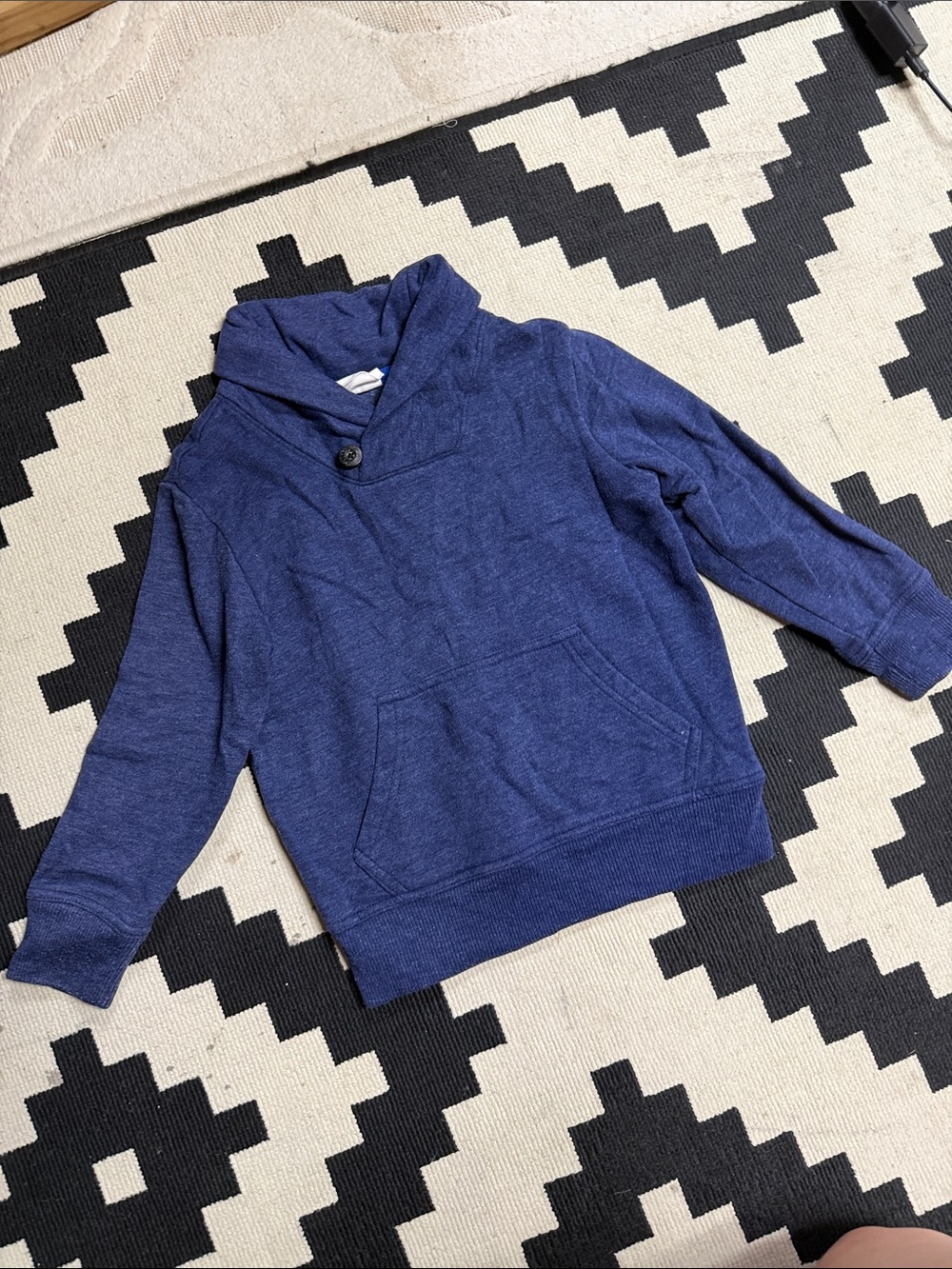 Crazy 8 Navy Shawl Collar Hoodie